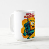 Motor Block Coffee Mok Retro (Voorkant links)