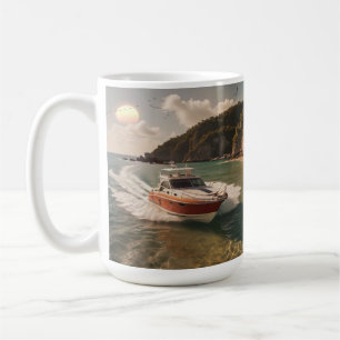 Motor Boot Koffie Mok