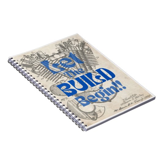 Motor Build Journal Notitieboek (Rechterzijde)