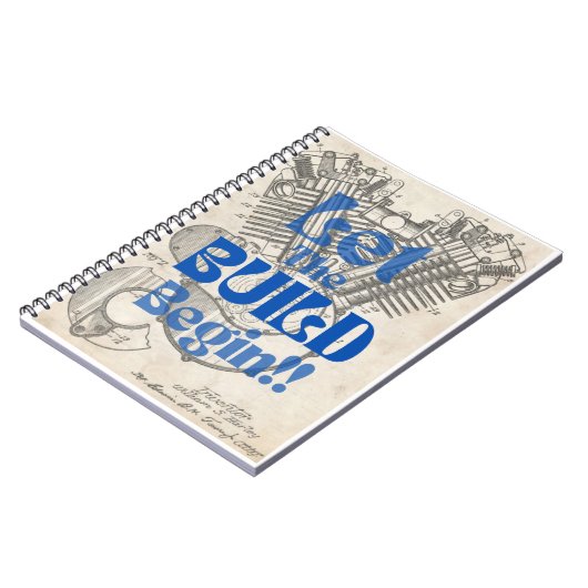 Motor Build Journal Notitieboek (Linkerzijde)