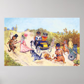 Motor Cat Louis Wain Poster (Voorkant)