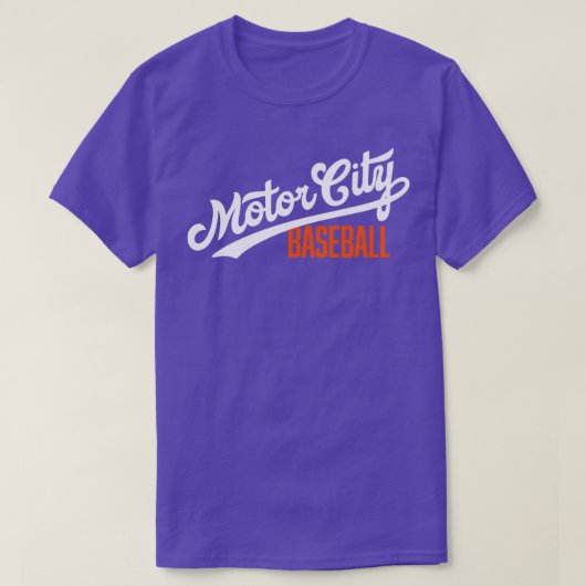 Motor City Baseball T-shirt (Design voorkant)
