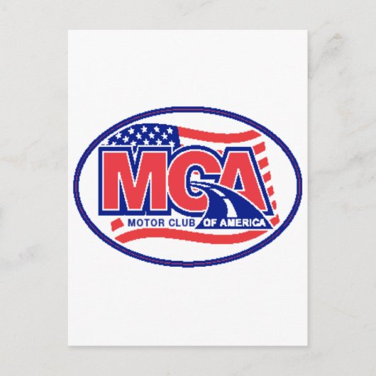 Motor Club van Amerika Briefkaart (Voorkant)