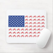 Motor-Cycle-Flag-Moto-Cross Muismat (Met muis)