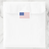 Motor-Cycle-Flag-Moto-Cross Ronde Sticker (Tas)