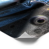 Motor - darmen van auto's poster (Hoek)