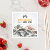 Motor Dirt Bike Baby Shower Table Decor Servet (Insitu)