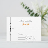 Motor en Hart Huwelijksreactie Kaart (Staand voorkant)