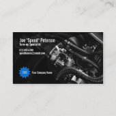 Motor Grey Car Service Visitekaartje (Voorkant)