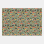 Motor Home Camp Adventures Patroon Inpakpapier Vel (Voorkant 2)