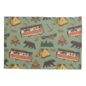 Motor Home Camp Adventures Patroon Kussensloop (Achterkant-Links)