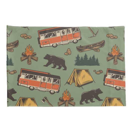 Motor Home Camp Adventures Patroon Kussensloop (Achterkant-Rechts)