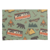 Motor Home Camp Adventures Patroon Kussensloop (Voorkant-Rechts)