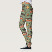 Motor Home Camp Adventures Patroon Leggings (Links)