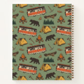 Motor Home Camp Adventures Patroon Notitieboek (Achterkant)