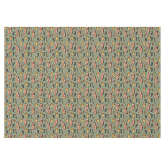 Motor Home Camp Adventures Patroon Tafelkleed (Voorkant (Horizontaal))