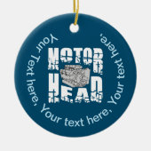 Motor Hoofdmotor Keramisch Ornament (Voorkant)