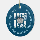Motor Hoofdmotor Keramisch Ornament (Links)