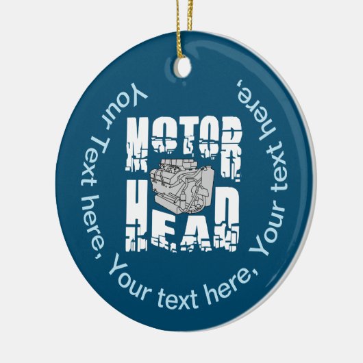 Motor Hoofdmotor Keramisch Ornament (Links)