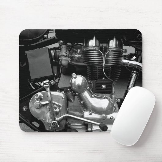 Motor II van de motorfiets - Gepersonaliseerd Muismat (Met muis)