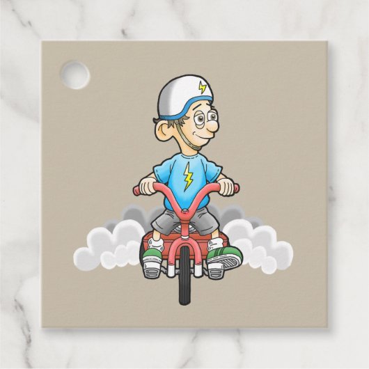 Motor Kids Bedankjes Labels (Voorkant)