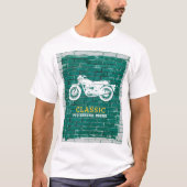 Motor Klassiek Design T-shirt (Voorkant)