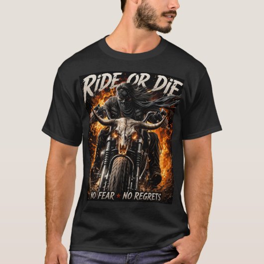 Motor levensstijl t-shirt (Voorkant)