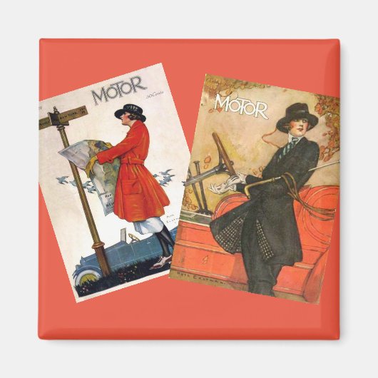 " Motor Magazine Hoesjes" Magneet (Voorkant)