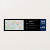 Motor motor, Auto Mechanic & Reparaties, Gedetaill Visitekaartje (Binnenkant ongevouwen)