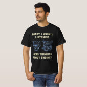Motor Motorblok Fan T-shirt (Voorkant volledig)