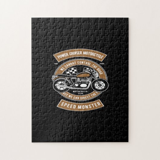 motor motortoerentalmonster legpuzzel (Verticaal)