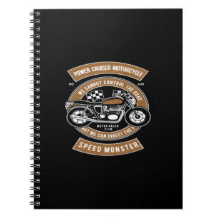 motor motortoerentalmonster notitieboek