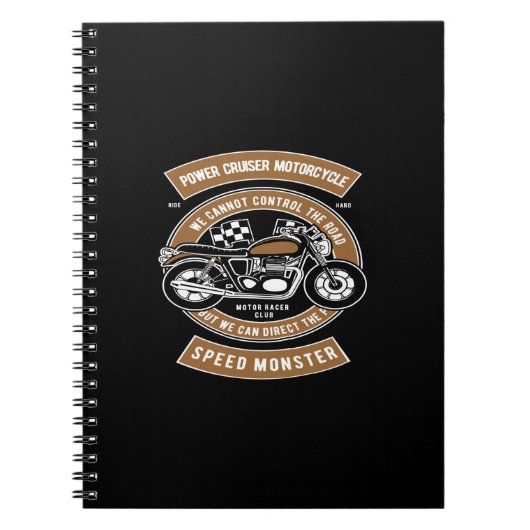 motor motortoerentalmonster notitieboek (Voorkant)