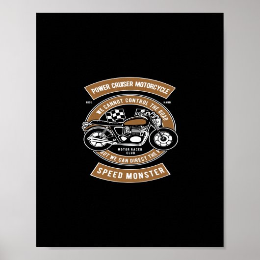 motor motortoerentalmonster poster (Voorkant)