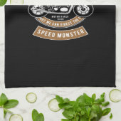 motor motortoerentalmonster theedoek (Gevouwen)