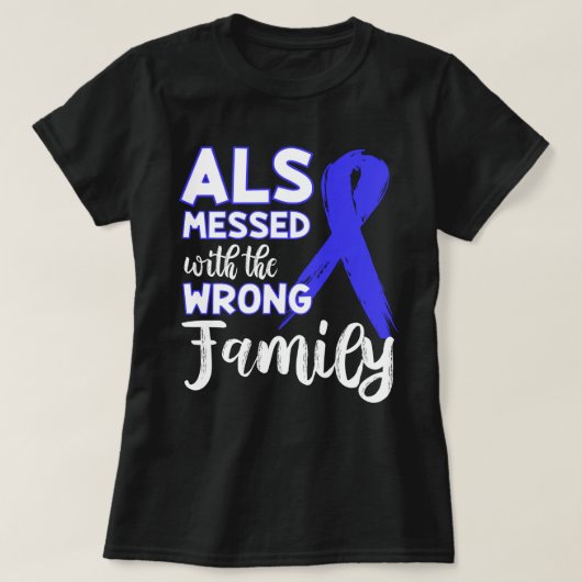 Motor Neurone Disease Awareness Gift ALS Survivor T-shirt (Design voorkant)