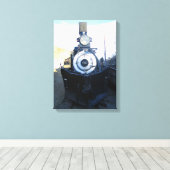 Motor nr. 60, Idaho Springs, Colorado Canvas Afdruk (Insitu (Houten vloer))
