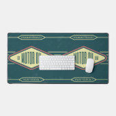 Motor Olie Retro Label Designer Bureaumat (Keyboard & Muis)