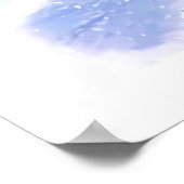 Motor op de weg | AI Art. Poster (Hoek)