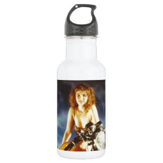 Motor Pin-up Meisje Waterfles