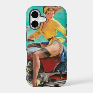 Motor Pinup Meisje - Retro Pinup Kunst