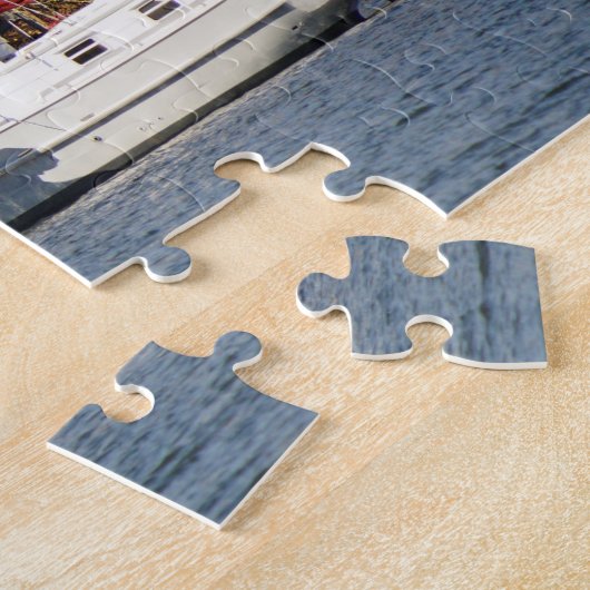 Motor Sailer at Anchor  Legpuzzel (Zijkant)