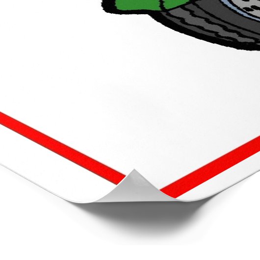 Motor scooter PArking Poster (Hoek)