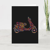 Motor scooter van het ventilatorpatroon kaart (Voorkant)