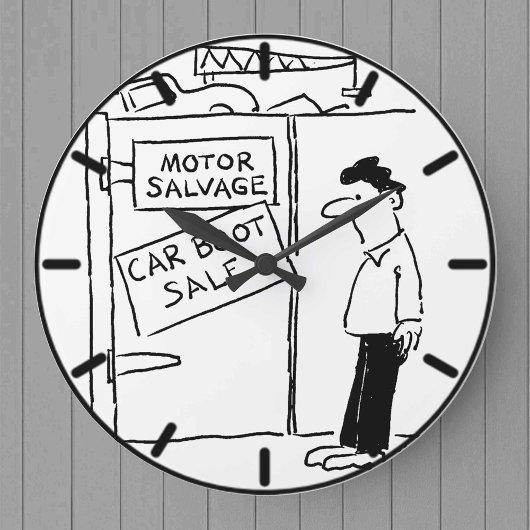 Motor sloopwerf grote klok