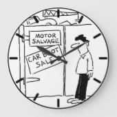 Motor sloopwerf grote klok (Voorkant)