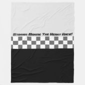 Motor Sport thema ontwerp Fleece Deken (Voorkant)