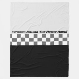 Motor Sport thema ontwerp Fleece Deken