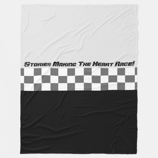 Motor Sport thema ontwerp Fleece Deken (Voorkant)