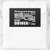 Motor Sportrackstuurprogramma's grootste bestuurde Rechthoekige Sticker (Tas)